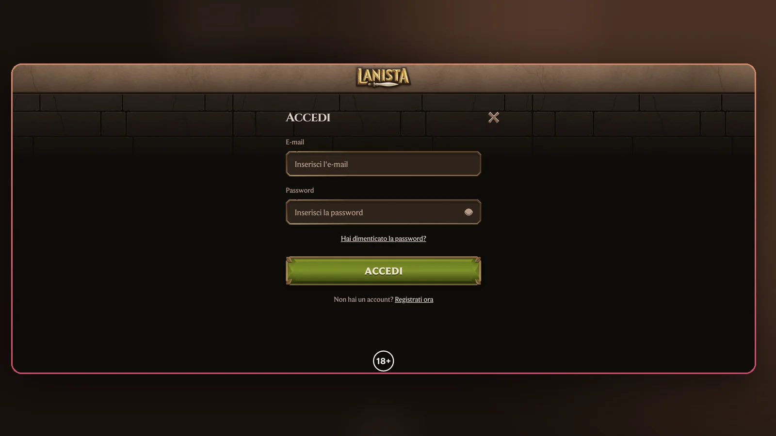 Lanista login